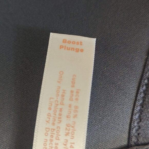 Cacique 42DD Lightly Lined Boost Plunge Bra Front-Close Racerback Underwire - Picture 4 of 5